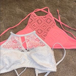 2 bikini tops